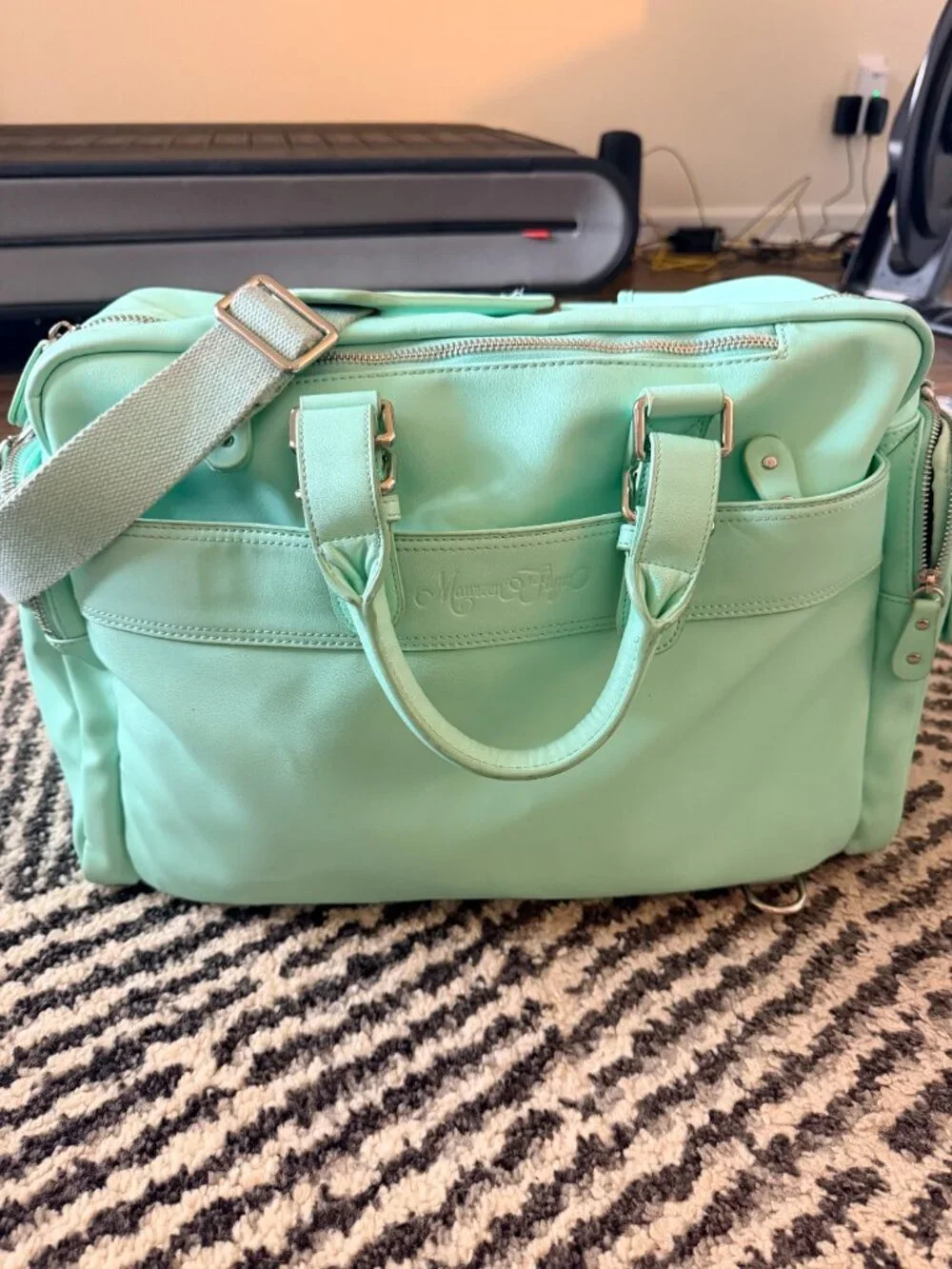 House of Flynn | Blue Mint Evermore Camera Bag | Photographer Tote w/ Dividers